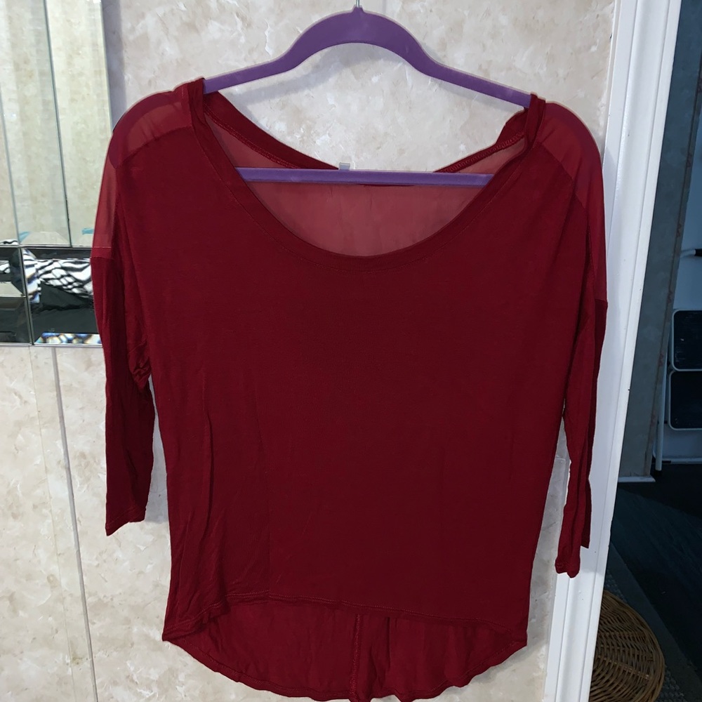 Charlotte Russe 3/4 sleeve shirt - Picture 1 of 3